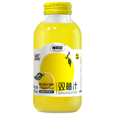 柚知道双柚汁饮料310ml红西柚