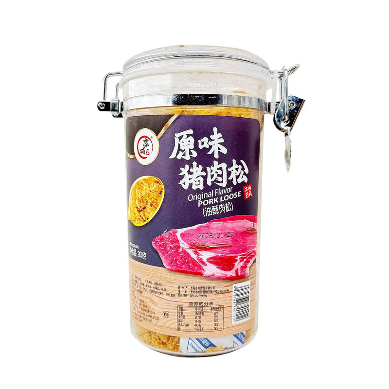 京城里原味海苔味猪肉松罐装260g