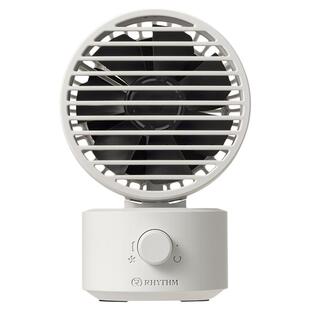 【交个朋友】RHYTHM丽声日本品牌办公室台扇摇头小风扇2026新款网红迷你长续航USB学生宿舍桌面大风力电风扇