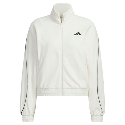 阿迪达斯女运动休闲针织夹克外套