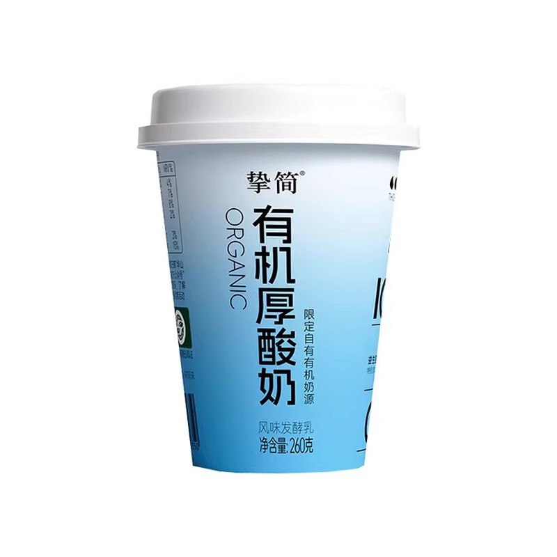 华山牧挚简有机厚酸奶260gX4杯