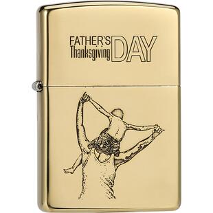 zippo正版打火机 父爱如山之宝正品防风煤油限定正版送爸爸的礼物