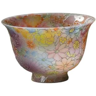 冰种璞玉主人杯个人单杯小清新茶杯品茗杯节日送礼伴手礼礼盒装