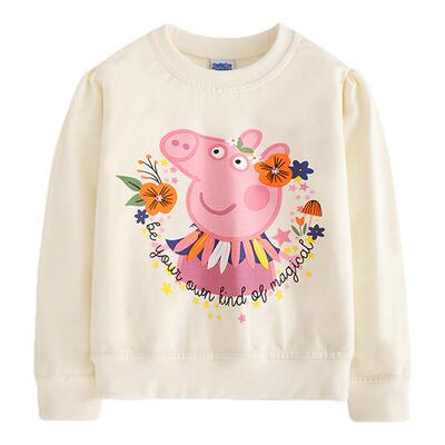 小猪佩奇卫衣女童春秋新款