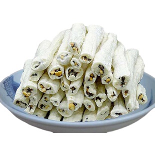 灌芯糖江西特产纯手工麦芽糖原味米糖糕点花生芝麻馅豆粉馅饴糖