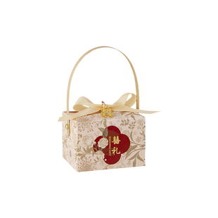 2026新款糖盒结婚喜糖盒子大号高级感婚礼喜糖盒糖果袋子礼盒空盒