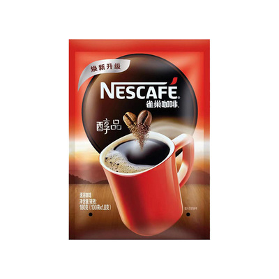 雀巢醇品咖啡1.8g*100包酒店商用