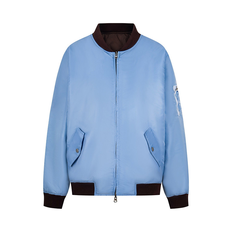 F383双面穿飞行员棉服外套