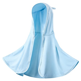 宝宝防晒衣服小月龄婴幼儿斗篷轻薄男女童冰丝防紫外线披风外出服