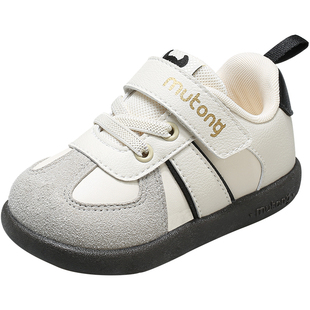 牧童宝宝学步鞋秋冬新款婴儿鞋软底男童机能鞋女童复古德训鞋儿童