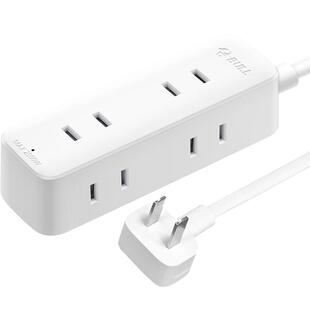 公牛缝隙插头贴墙插排扁平扁头迷你插座转换器超薄转换头转向插头