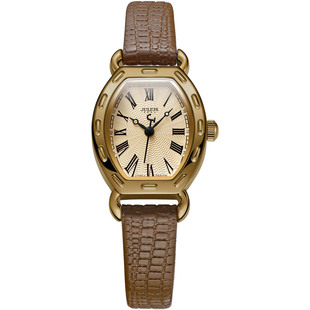 聚利时手表女款官网正品小众复古酒桶形学生女表石英防水手表544