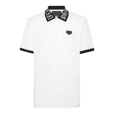PHILIPP PLEIN 男士Gothic Plein短袖polo衫