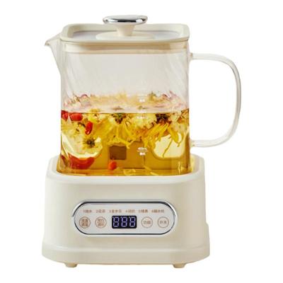 巴森全玻璃不含胶养生壶小方炖