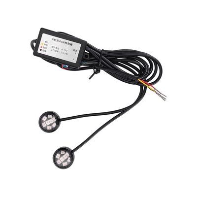 九号N385C直上飞机灯N370c爆闪灯呼吸闪氛围灯n380c八彩防水尾灯