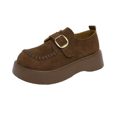 厚底增高一脚蹬勃肯鞋女