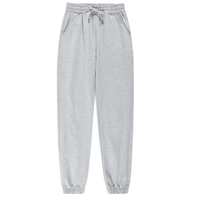 灯笼裤爆款灰色束脚运动裤女秋冬