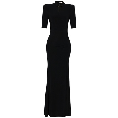 XULU原创轻奢纯色连衣裙