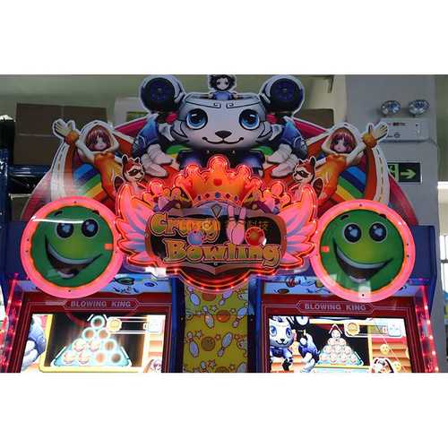 新款大电玩游戏设备 双人投币游艺机亲子娱乐城游乐场 疯狂保龄球