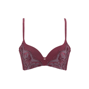 黛安芬Florale醇静赛莲无钢圈蕾丝内衣夏薄款女11-1710