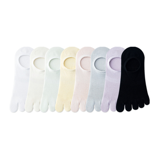 隐形五指袜女夏季薄款短袜抗菌防臭吸汗船袜防脚气浅口透气分趾袜