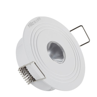 雷士led超薄开孔5cm天花灯酒柜展柜射灯2W嵌入式小孔筒灯NLED1171