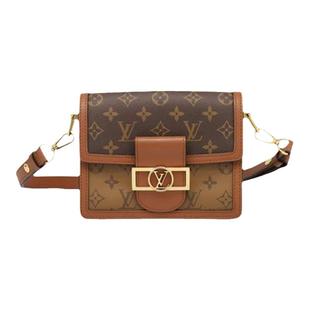 9.9新Louis Vuitton/路易威登链条包女款达芙妮中号牛皮手提包