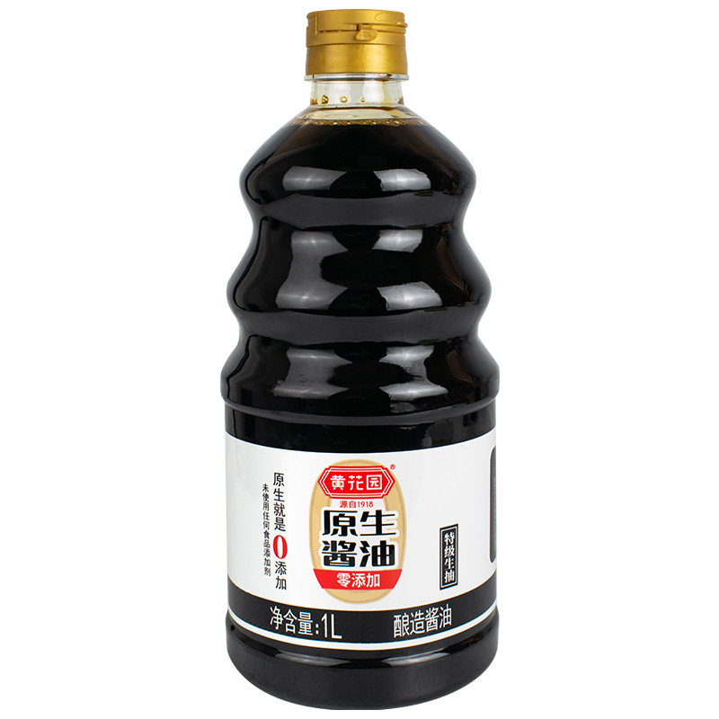 黄花园原生酱油1L特级生抽