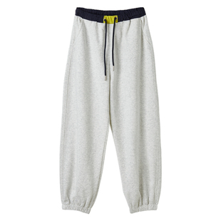 女大童休闲束脚卫裤2025春夏季新款青少年收口运动裤子学生校园裤