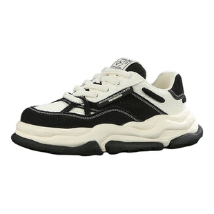 叙阔新款男鞋秋季休闲鞋板鞋男款高级感潮流厚底小白鞋男款男鞋子