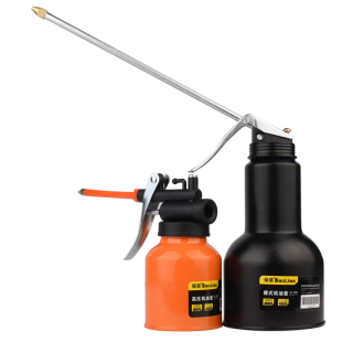 高压机油壶家用机油枪加注器喷壶长嘴滴壶手动齿轮喷壶润滑注油器