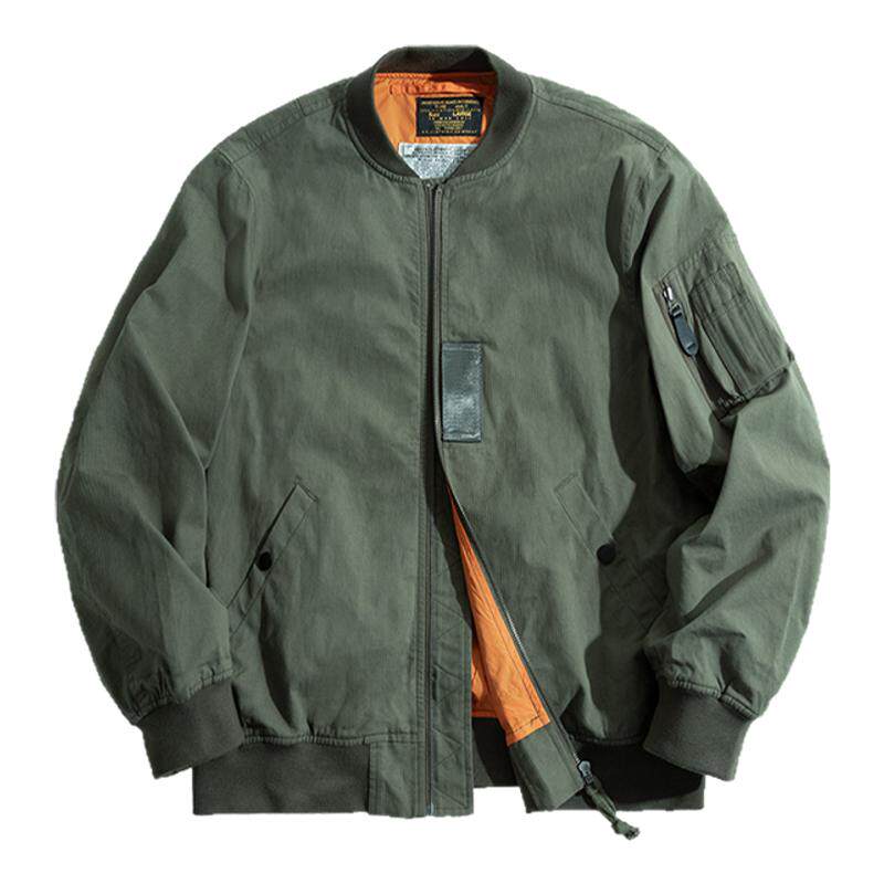 马登工装飞行员夹克棒球服外套男