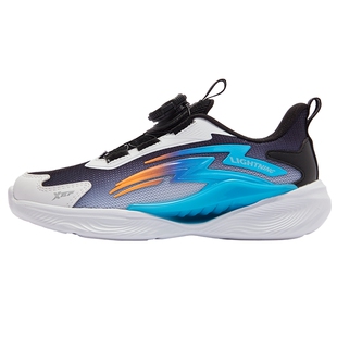 【氢云】特步童鞋透气儿童运动鞋小童宝宝旋转扣跑步鞋男童鞋子