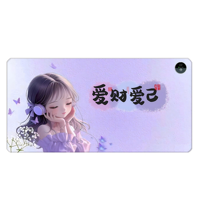 可1件定制超大发热鼠标垫加热垫