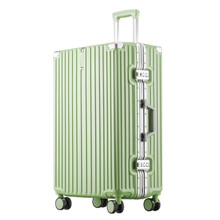 行李箱拉杆箱结实耐用加厚大容量可坐人24寸铝框静音万向轮男学生