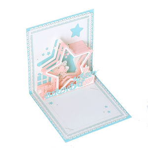 生日贺卡立体送男朋友礼物3d手工diy小卡片代写可定制高级教师节