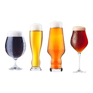 波兰进口KROSNO精酿啤酒杯大容量比尔森啤酒杯家用高颜值扎啤酒杯