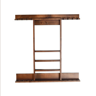 拓朴台球杆架壁挂式斯诺克球杆架黑八台球杆放置架台球室杆架台球