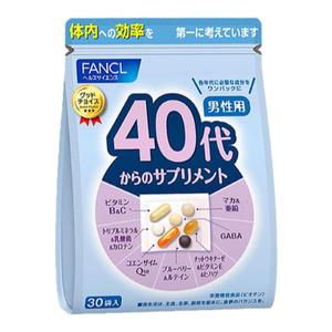 日本直邮FANCL芳珂40岁男性综合所需维生素营养素片30天量30袋/包