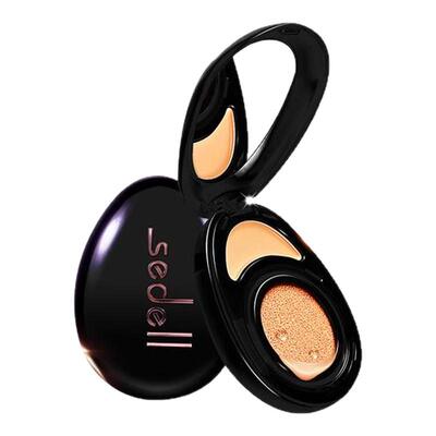 黑金轻奢双效气垫遮瑕持久不脱妆