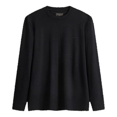 曼加龙春季新款5A抗菌抓绒上衣男