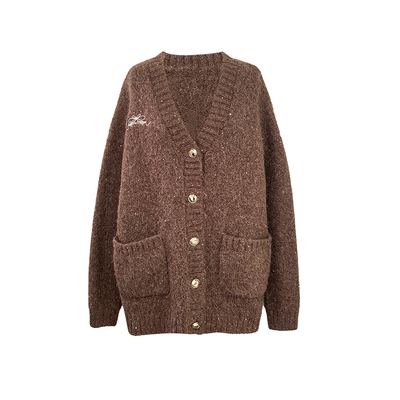 2024新款复古法式毛针织衫