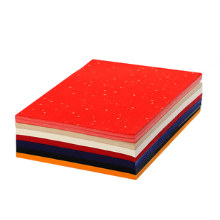 打印宣纸加厚A4A3a4彩色宣纸激光喷墨打印机专用万年红喜庆用品书法纸菜谱家谱古籍字帖用纸彩色窗花剪纸