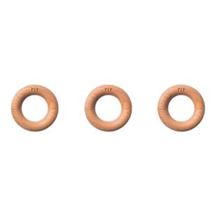 甜甜圈挂衣钩子实木壁挂墙壁衣帽钩玄关挂钩可打孔强力承重排钩子