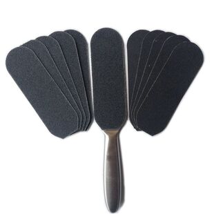 不锈钢脚皮挫磨脚石工具双面磨砂搓脚板修脚器死皮老茧脚底刮脚刀