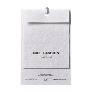 服装吊牌定制潮牌挂牌吊卡logo定做男装女装衣服商标合格证设计