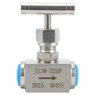 J13W-160P不锈钢针型阀J13W-160R 304/316一字柄针阀仪表阀门包邮