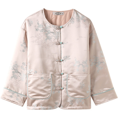 美标真丝国风保暖外套