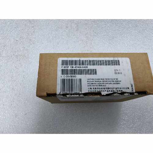 询价-西门子模块6ES7 138-4FA04-0BA0 全新仅开封