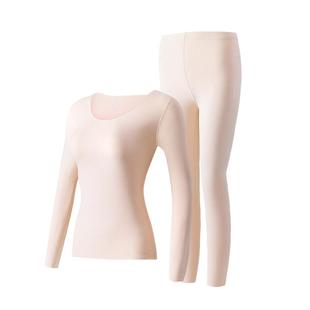 【小辣代言】菇娘家德绒大码保暖内衣套装秋衣秋裤女加绒磨毛加厚